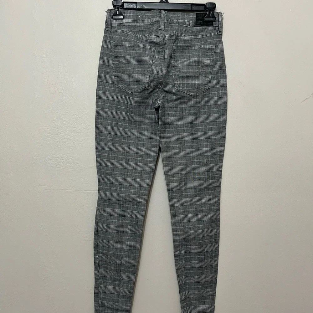 AEO America Eagle Hi Rise Waist Jeggings Stretch Rock Grunge‎ 2 Skinny Pants